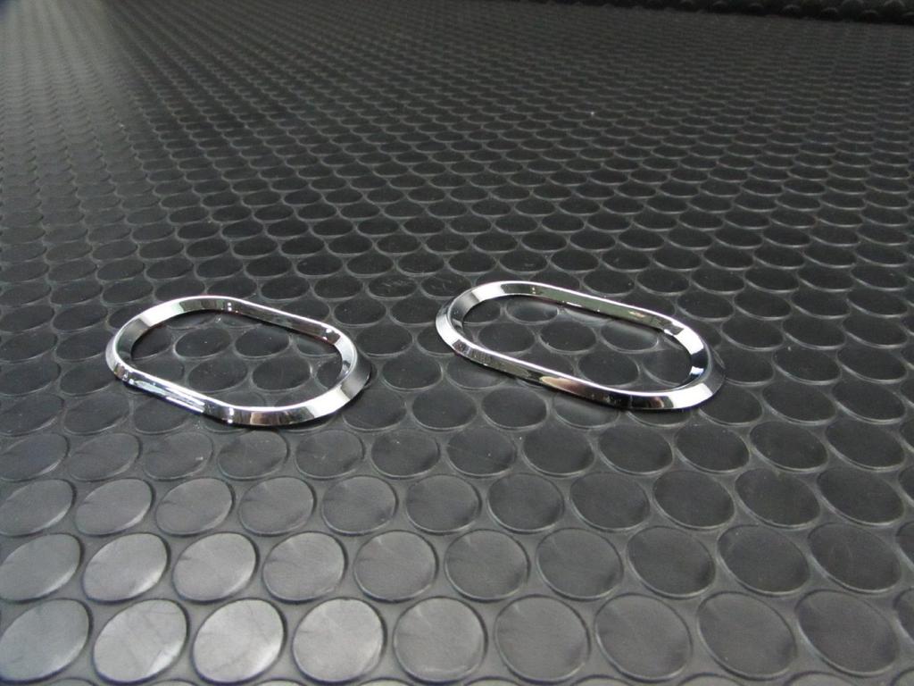 BRIGHTZ Chrome Side Marker Rings Type A for Mira Gino L700S/L710S [SID-RIN-048] (Part Number 16154)