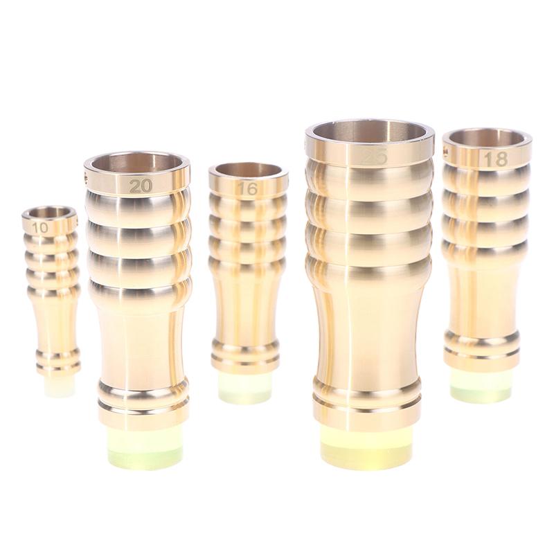 1PCS 10/16/18/20/25 Brass Cane Crutch Tip With Anti-Skid Rubber Pad For Hiking Pole Chair Leg Feet Replacement