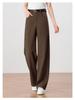 Women's High-Waisted Lyocell Tencel Wide-Leg Pants - Autumn 2025