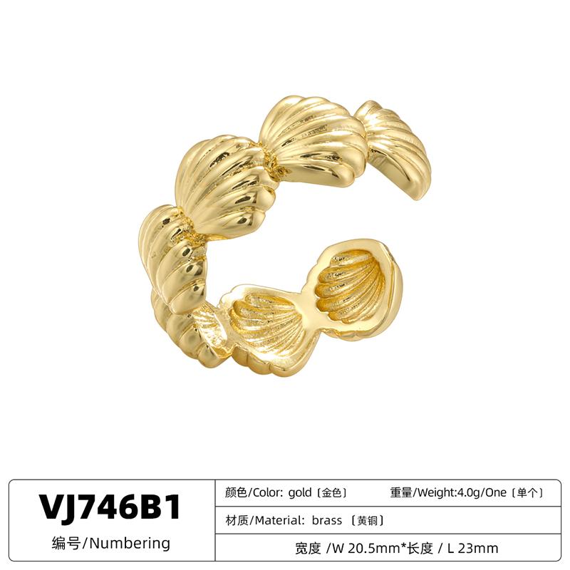 ZHUKOU Golden Plated Spring And Autumn Ring Collection Exquisite Simple Ladies Jewellery:VJ746-VJ752