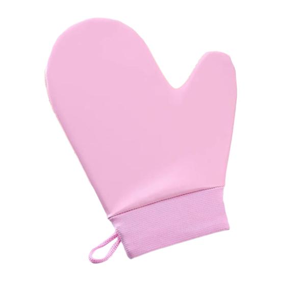 1 Pair Tanning Glove Applicator Even Streak-Free Self-Tanning Application Tanning Applicator Sunless Tanning Mitt розовый