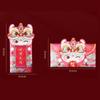 4pcs Hot Stamping Folding Red Envelopes Blessings Printing Red Packet HongBao  Year of The Snake