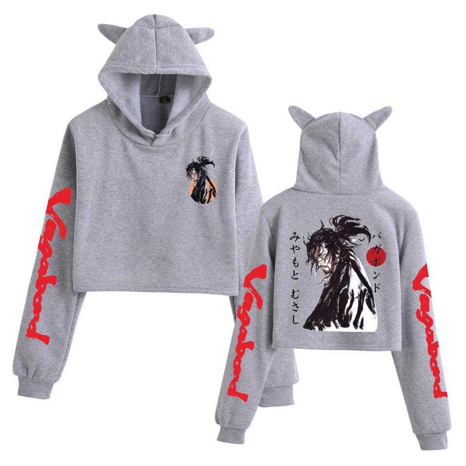 Vagabond Miyamoto Musashi Anime Cat Ear Hoodie for Women
