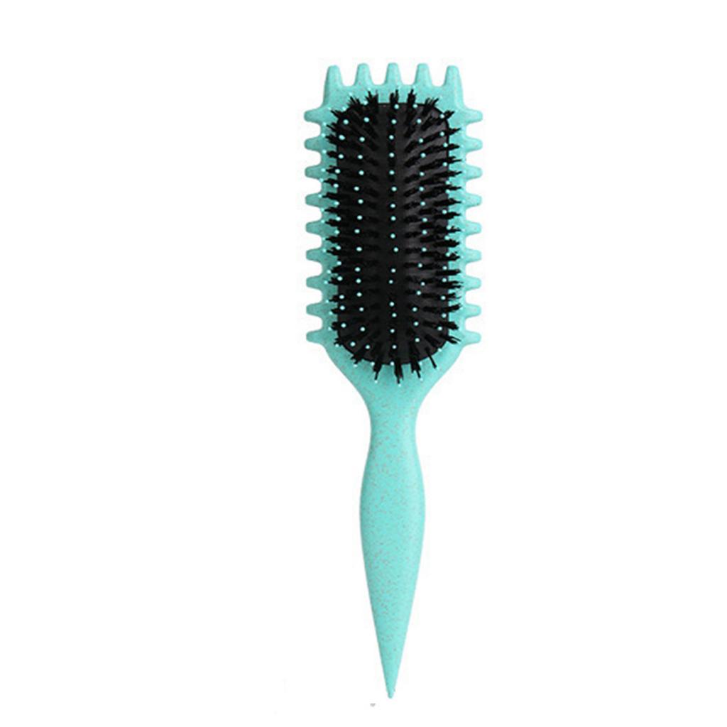 Cepillo para peinar y dar forma al cabello rizado de peluquería para hombres y mujeres. Reduce los tirones.