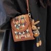 High Texture Fashion Vertical Messenger Bag Women'S Popular Bag Niche Shoulder Mobile Phone Bag Plaid Bag Women