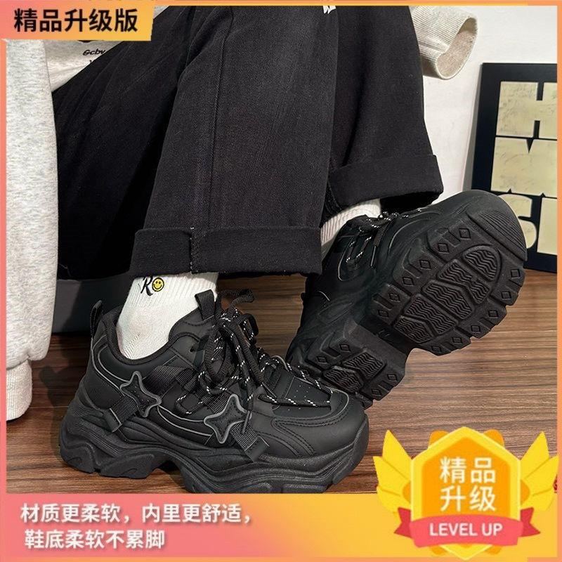 Shoes 22 new autumn original platform dad shoes high-end casual sports shoes 35