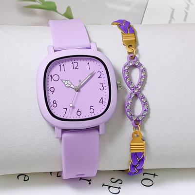 Neue Mode Quarz Armbanduhr Originalmarke Damenuhren Schlichtheit Damen Lässige Armband Silikonarmband Quarzuhr Geschenk
