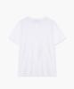 PSSHOPPER Semi-Crop Slub Vintage Short Sleeve T-Shirt [White]