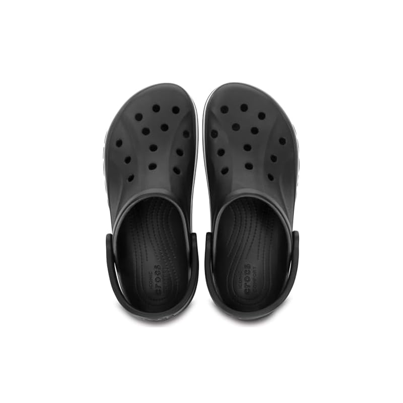 [Crocs] Bayaband Clog Sandals, Black, Size 27.0 Cm