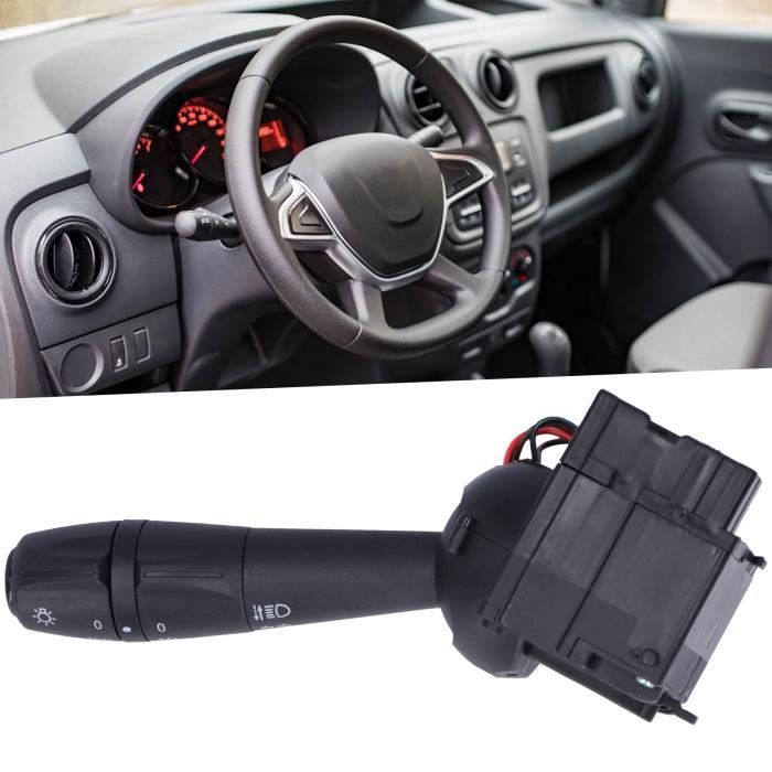 Akozon Headlight Switch Headlight Switch Turn Signal Control 8201167988 Fits For Dacia Auto Switch