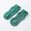 Neue feste Farbe, einfache, rutschfeste, atmungsaktive Yogasocken, Pilatessocken für Damen, Indoor-Tanz, Fitness, Gymnastik, Training, Sport-Socken