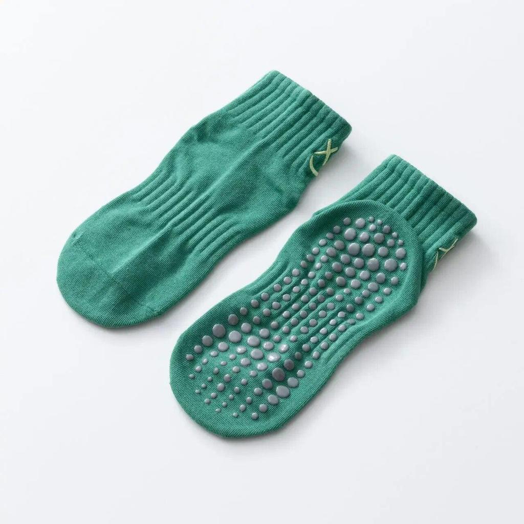 Neue feste Farbe, einfache, rutschfeste, atmungsaktive Yogasocken, Pilatessocken für Damen, Indoor-Tanz, Fitness, Gymnastik, Training, Sport-Socken