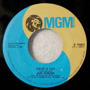 

7inch Record JUD STRUNK - Daisy A Day / The Searchers K14463 MGM 1972 US Country/Folk Used