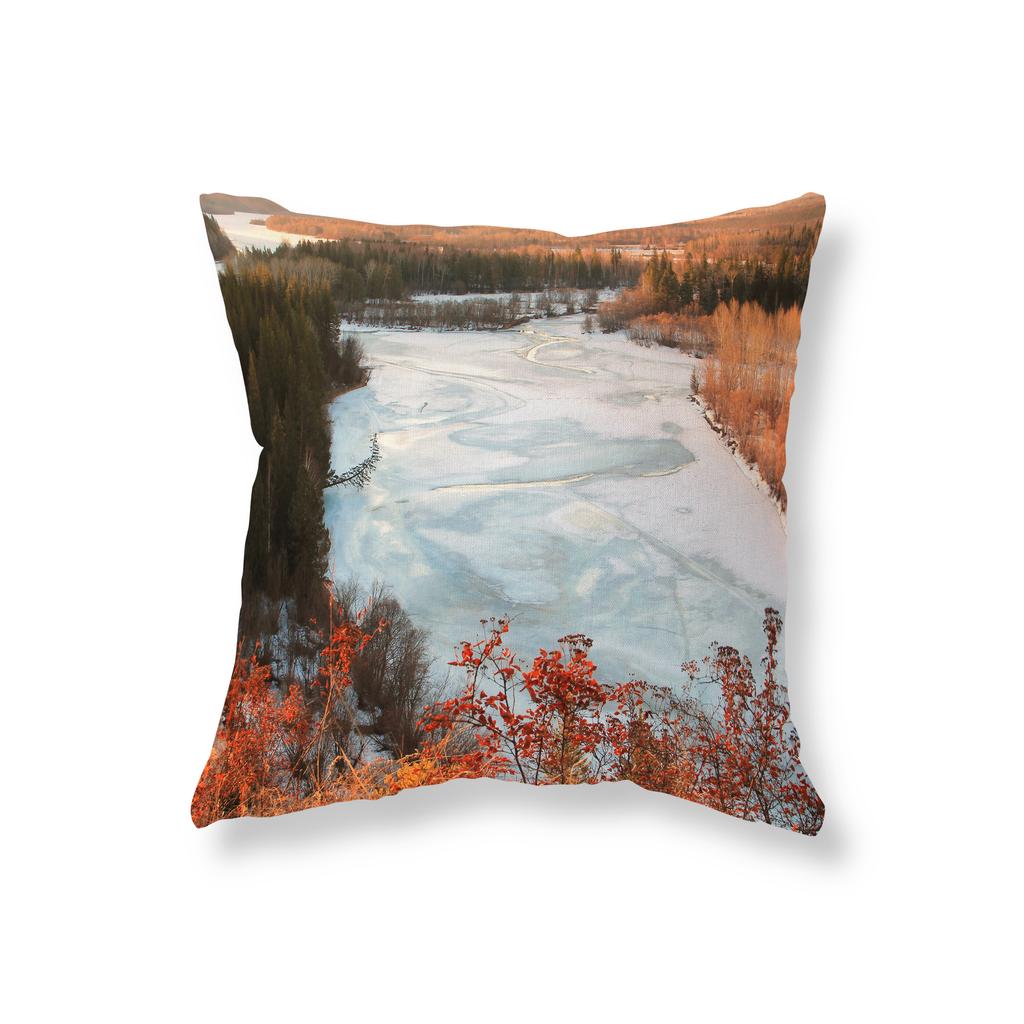 Starry Sky Landscape Pillowcase Sofa Car Decoration Office Game Chair Cushion Cover Room Home Decoration Pillowcase 45x45cm