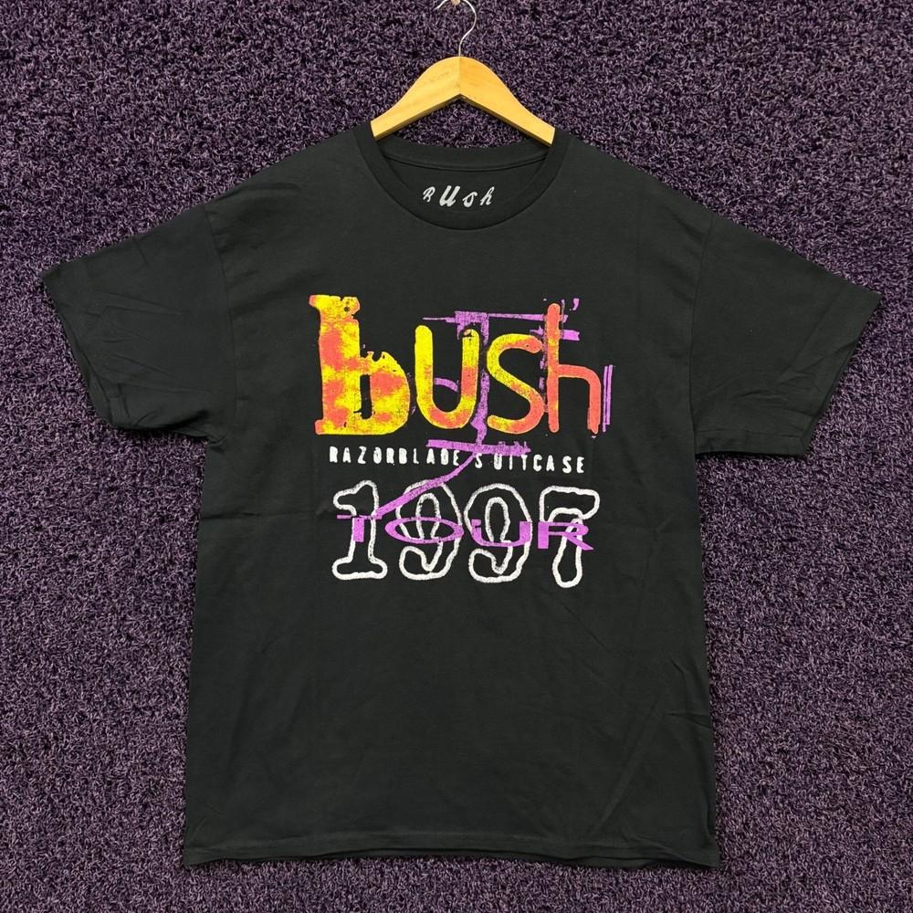 Bush Razorblade Suitcase 1997 Tour TShirt Size Large Unisex T-Shirt S