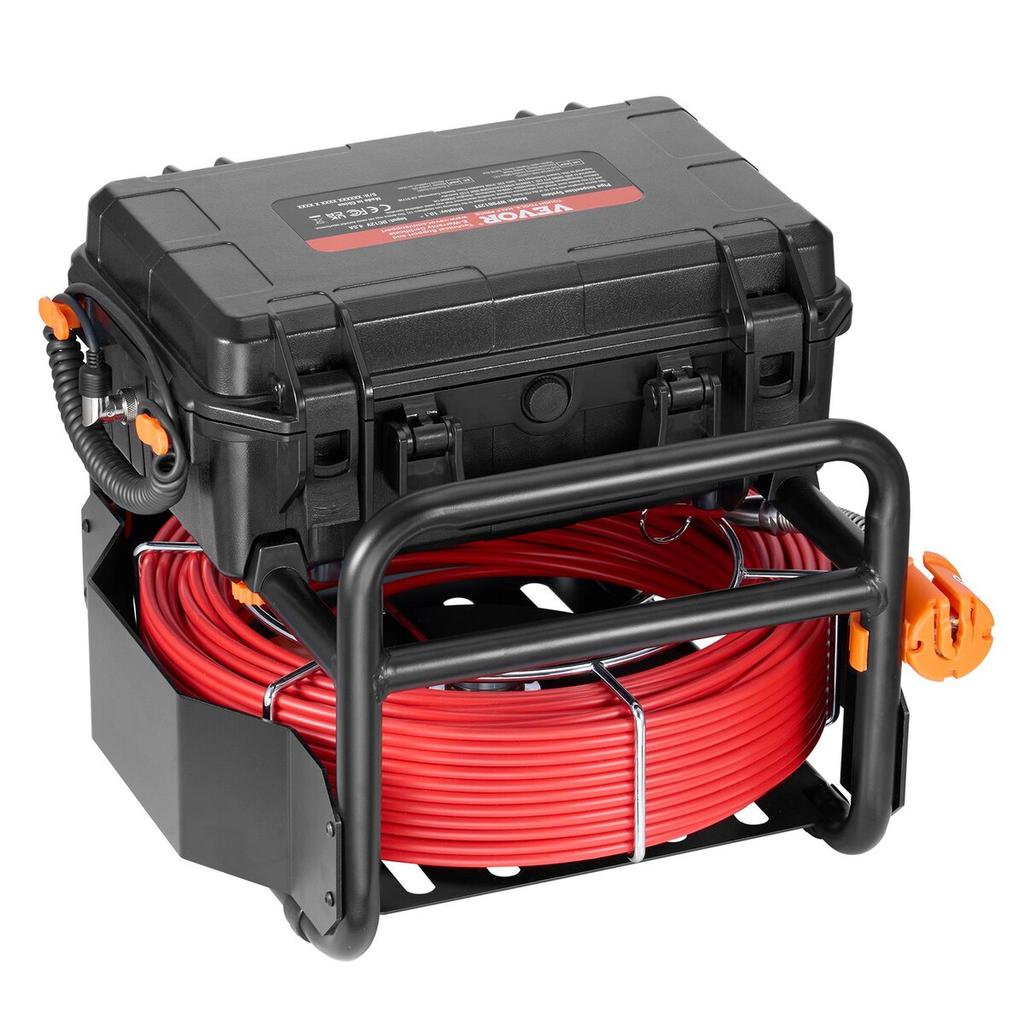 Sewer Camera 165 ft/50m Self-Leveling Drain Camera with 10.1" Touchscreen