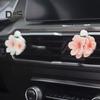 Blume Auto Lufterfrischer Vent Clip Langlebiger Duft Air Vent Clip Klimaanlage Outlet Clip Auto Innendekoration Auto Diffusor Vent Clip