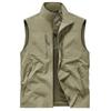 New outdoor vest men's multi-pocket middle-aged and young loose vest tooling casual jacket vest