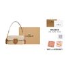 COACH Morgan Coated Canvas With Calfskin Handbag, Shoulder Bag Large Women's Light Khaki CR332-IMWQ4