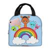 Custom S-Sprunkies Insulated Lunch Bags for Women Men Music Game Portable Thermal Cooler Bento Box Work School Travel