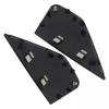Left & Right Front Door Garnish Window Glass Plate Trim Cap For Honda Fit 2009-2