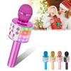Verkstar Wireless Karaoke Microphone Bluetooth Recording Multi-Color LED Lights Echo Function Easy Connection Accompaniment Music Playback Noise