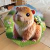 1 Stück Hamster Schildkröte Automatischer Öffnungs-/Schließschirm mit Winddichtigkeit, Stabiles 8-Rippen-Dach, Langlebige Rippen, Modisches Design, Outdoor-Accessoire, Lustiges Prin, Ho