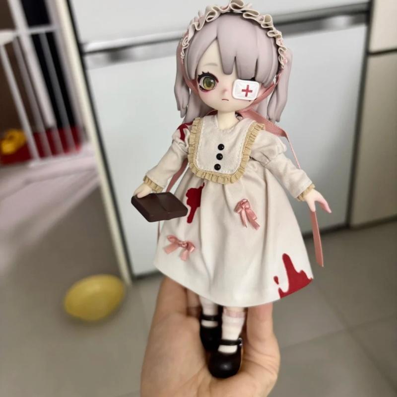 Genuine New Nyssa Bizarre Nightmare Series Kawaii Anime Action Figure 1/12 Bjd Toy Blind Box Surprise Doll For Girls Custom Gift