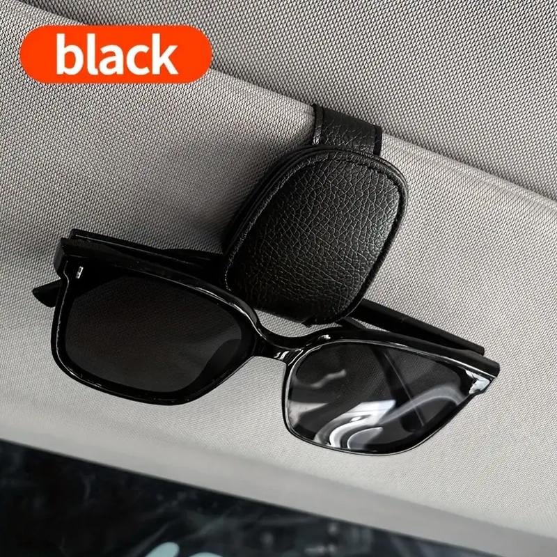 

Автомобильный зажим для очков, держатель для очков, солнцезащитный козырек, автомобильная рамка для очков в машину, автомобильный футляр для солнцезащитных очков чёрный