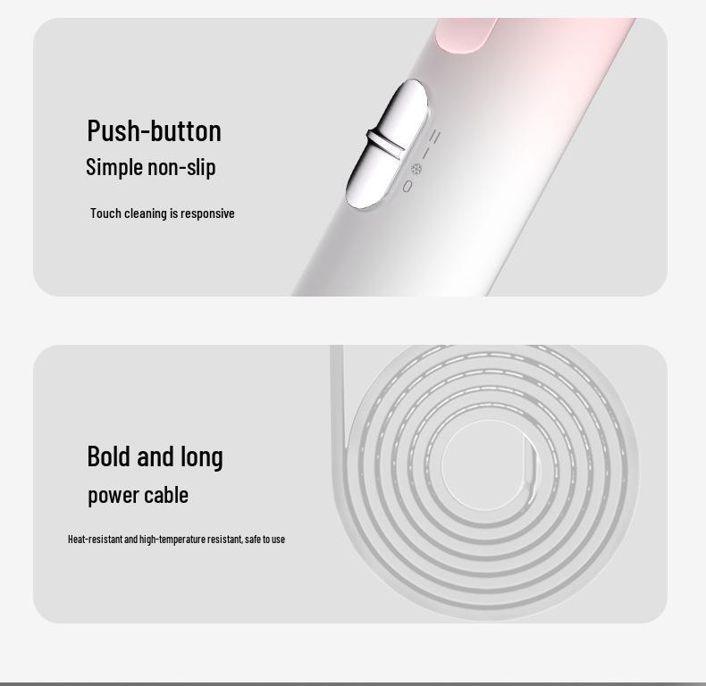 Compact High-Power Hair Dryer: Foldable, Portable, Quick-Dry with Temperature Control