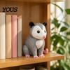 Possum Figurines for Home Decor 3D Printed Opossum Figurine, Cute Sitting Statue, Indoor Outdoor Realistic Animal Statues Garden Porch Desktop Decor,