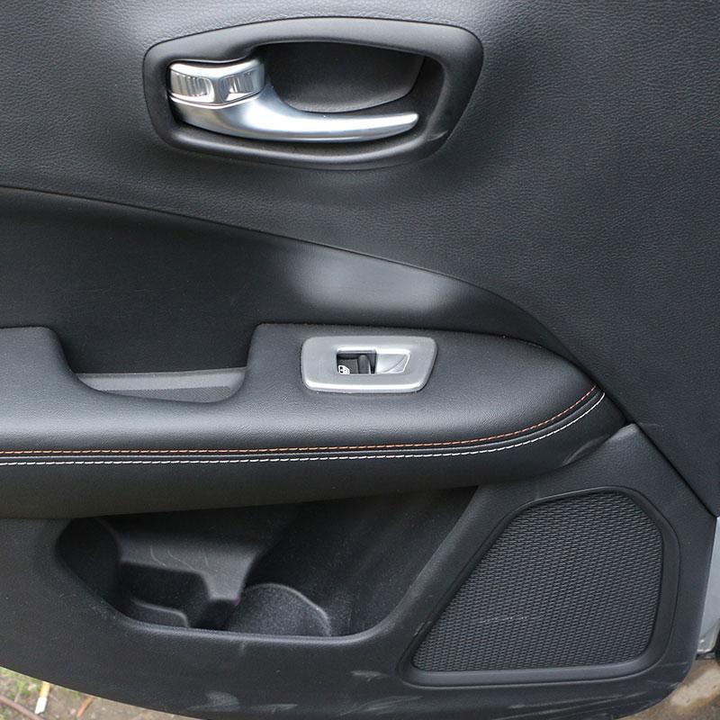 Pro Jeep Compass LHD druhé generace 2017 2018 Obložení krytu tlačítka zvedacího skla okenního skla
