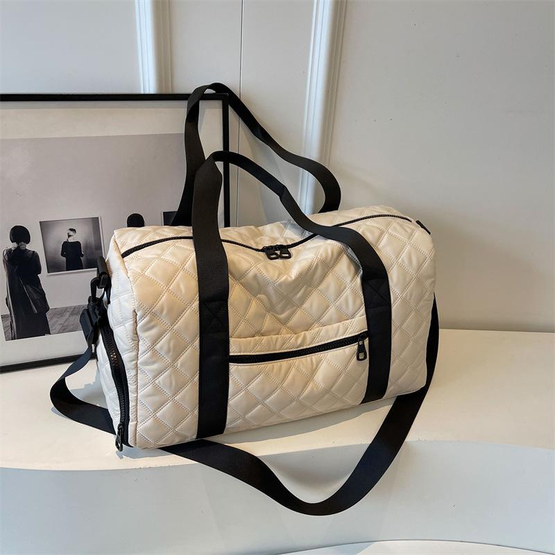 Short Trip Bag Women's Fashion Handbag Large Capacity Travel Luggage Bag Light Sports Storage Fitness Bag