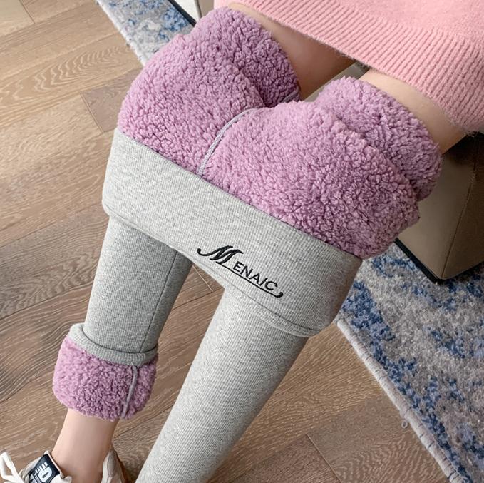 

Очень толстые леггинсы, женские осенне-зимние плюс бархатные утепленные верхние брюки с резьбой, тонкие теплые брюки