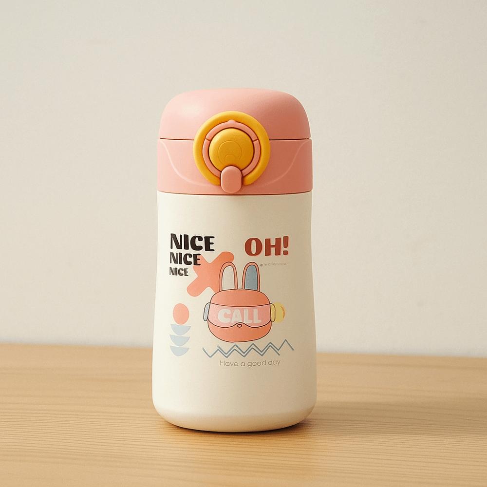 Edelstahl Kinder Thermos Wasserflasche 400ML 400ml Vakuumflaschen Kaffee Tee