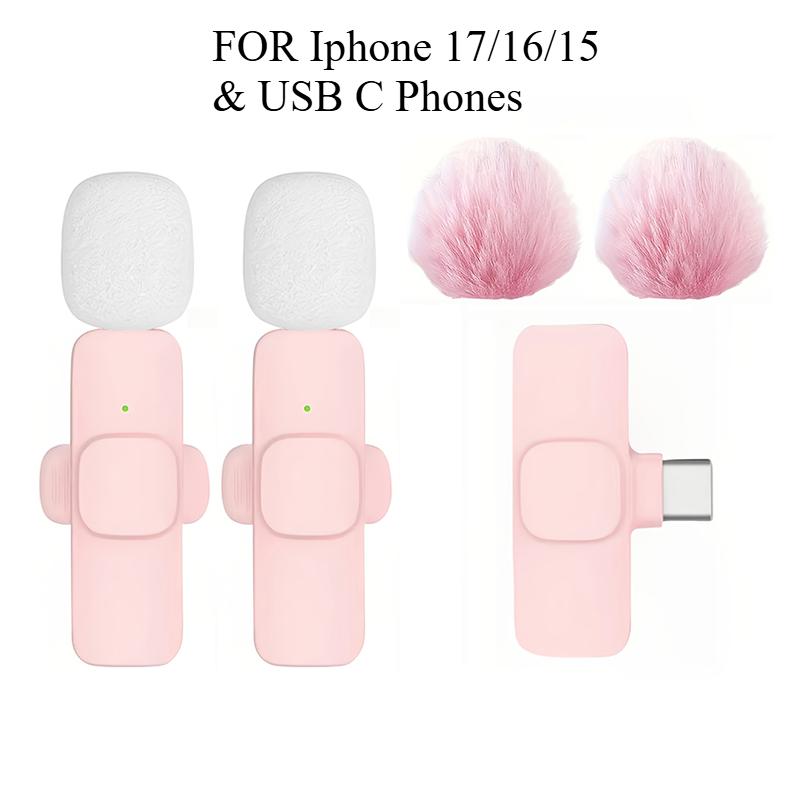 Bezdrôtový klopový mikrofón Mini USB-C mikrofón pre 15/16/17 Android Živé vysielanie Rozhovory Vianočné darčeky
