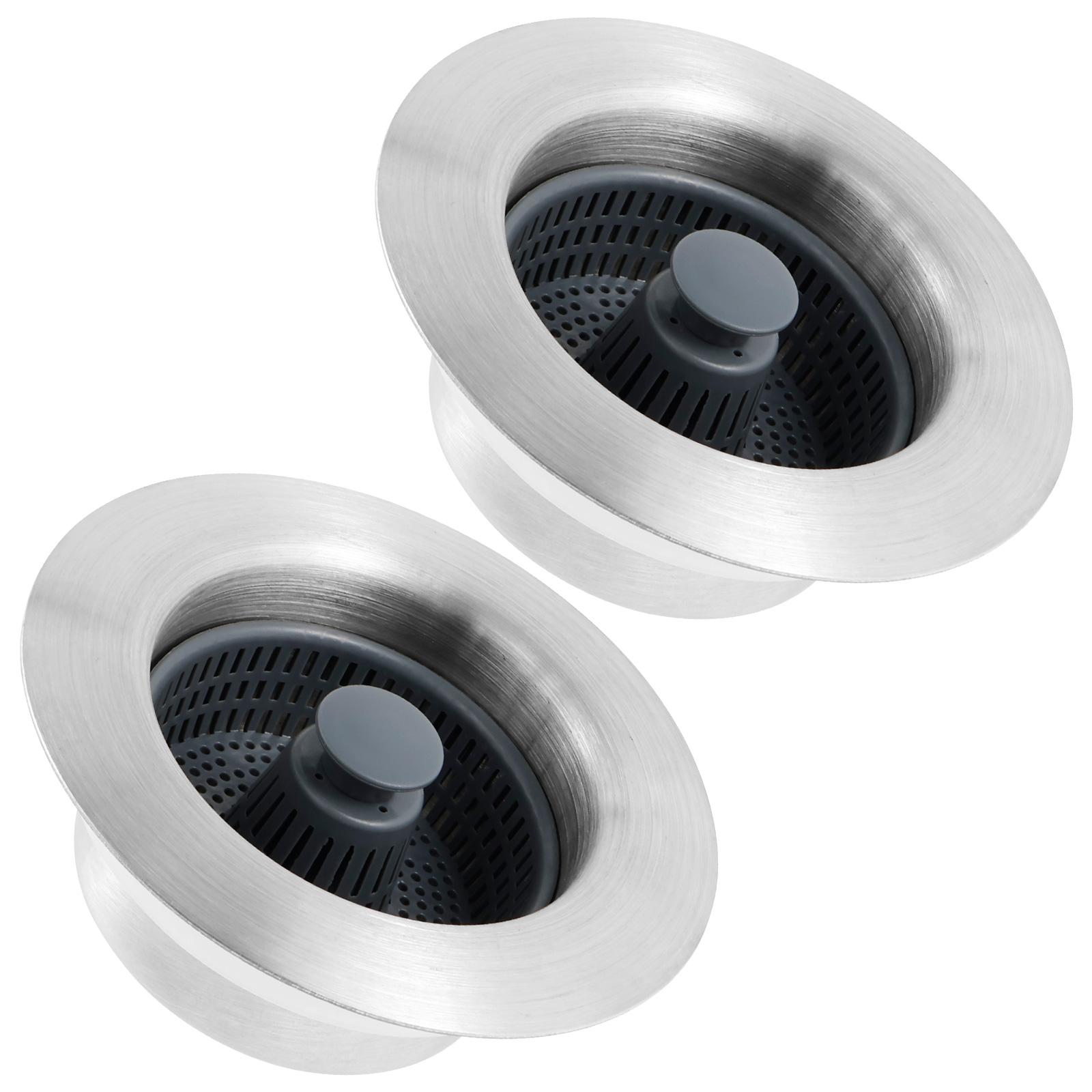 

2/4/8 шт. Фильтр для слива раковины из нержавеющей стали, выдвижной фиксатор для раковины, противозасоряющая корзина, улавливатель волос, душ, кухня