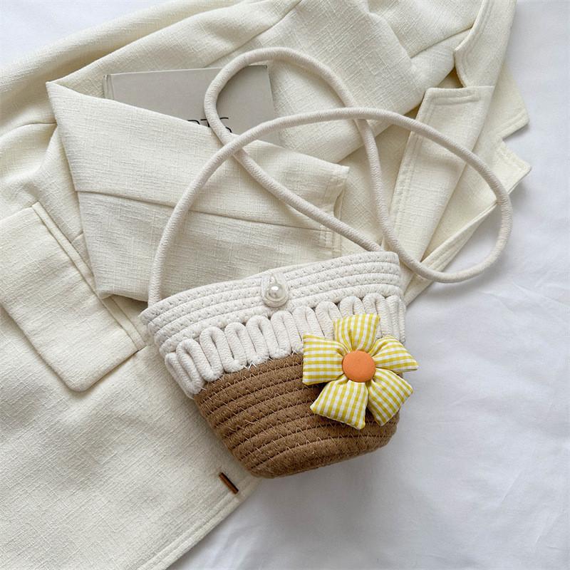 Trendy Fashionable Bucket Bag For Women With Chic Woven Fabric And Soft Structure