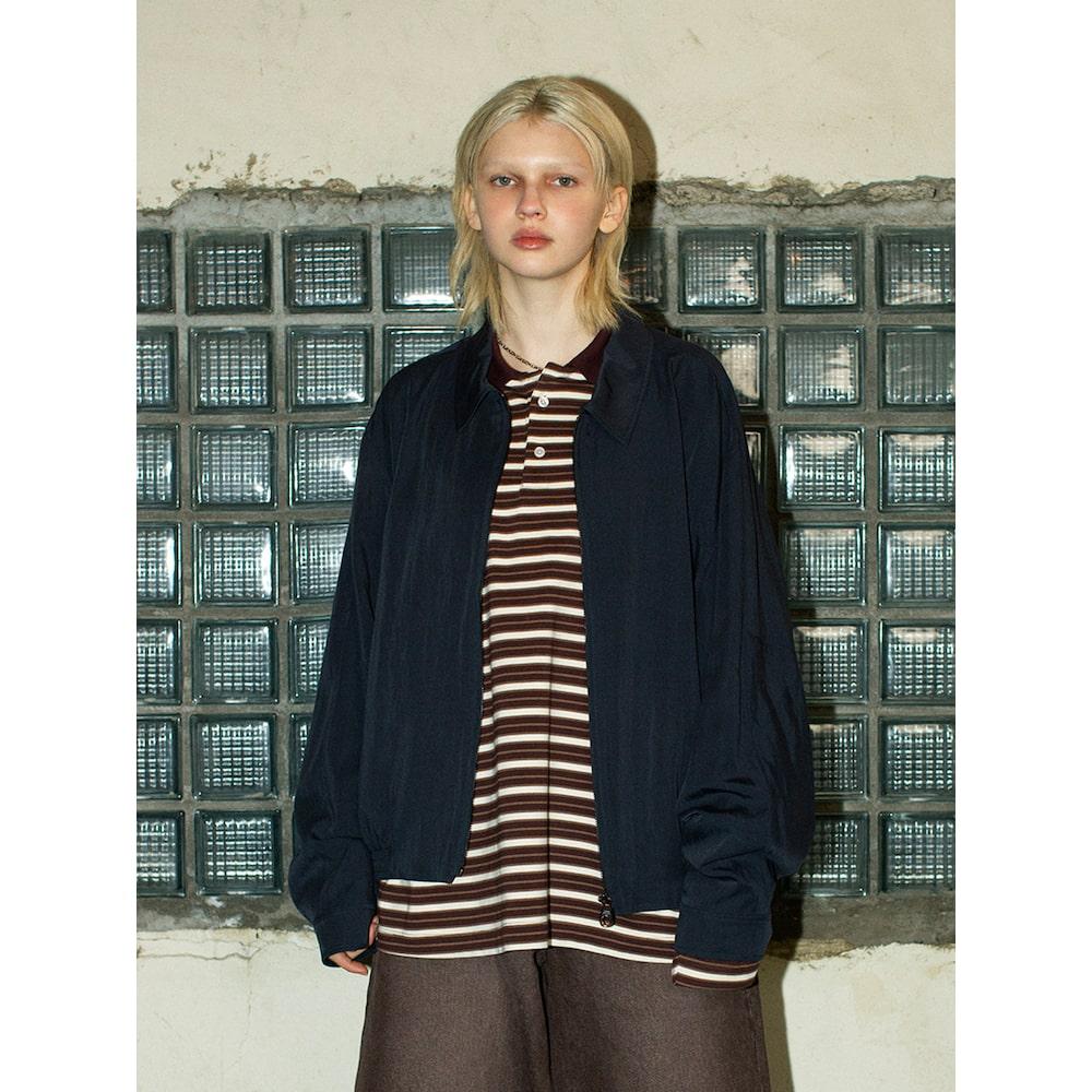 Sand Sound Drape Drizzler Jacket Navy