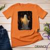 Cute Ghost Holding Candle Funny Halloween Gothic Vintage T-Shirt Unisex T-shirt 6
