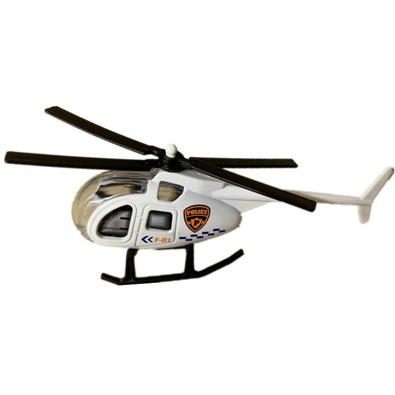 

Aircraft Military Alloy Model Collectible Realistic Helicopter Fighter Gift Toy білий