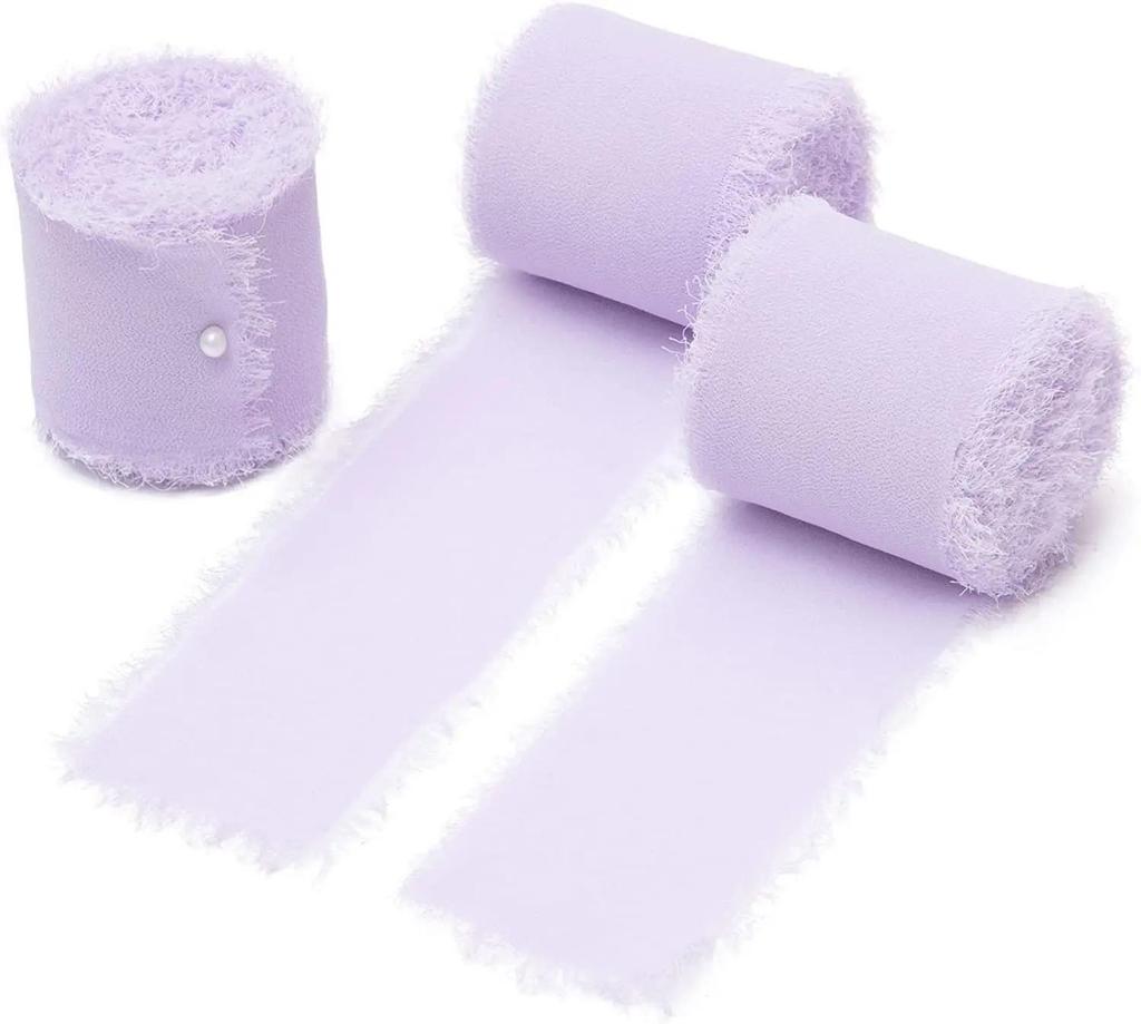 3 rolki 4 cm * 3 m ręcznie robiona wstążka w kolorze baby blue do pakowania prezentów wstążka z postrzępionymi krawędziami do dekoracji rzemieślniczych bukietów ślubnych