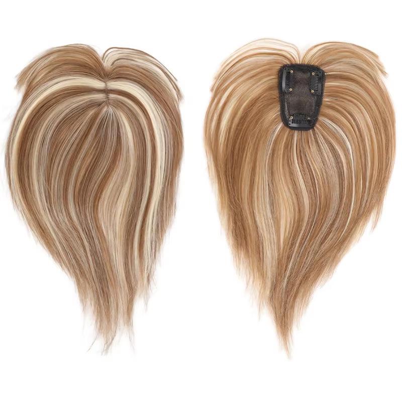 Women's Air Bangs Hair Piece for Concealing White Hair and Adding Volume