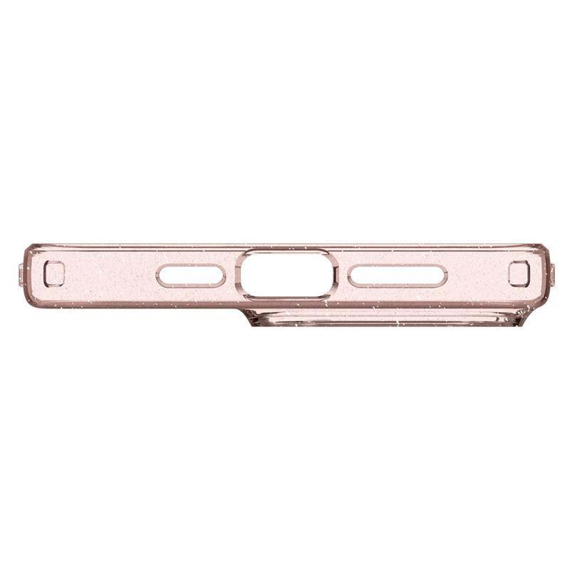 Spigen Liquid Crystal Glitter Case For iPhone 15 Pro Max - Pink-Transparent