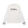 MALBON GOLF Knit Hybrid Polo Shirt Cream (Woman)