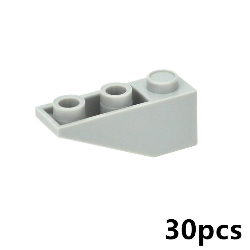 DO-IT-YOURSELF Constructing Blocks 30PCS Technical MOC Components Inverted 33° 3x1 Slope Face Reverse Bricks Attachments Learning-