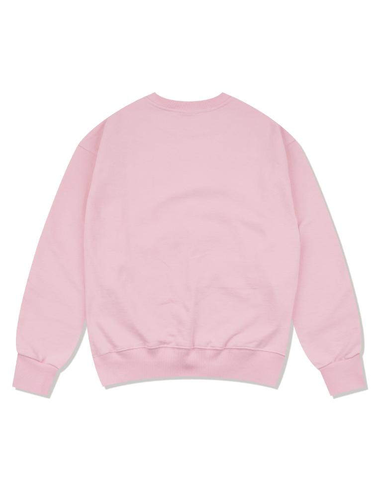 LA MAISON STUDIO Unisex Rose Embossed Blur Regular Fit Sweatshirt Pink (Fcf1Ts328M)