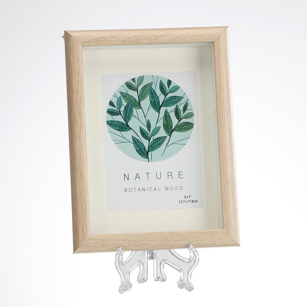 Clear Acrylic Photo Frame Stand Foldable Display Holder for 5 Inch Pictures