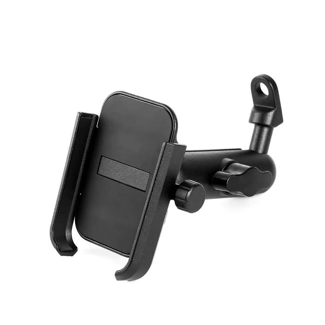 Aluminum Alloy Shockproof Phone Holder for Motorcycles, Scooters, and Bicycles