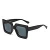 New Fashion Sunglasses Women Trendy Large Frame Two Color Splicing Sun Glasses Men Outdoor Beach Sunshade Eyewear Uv400